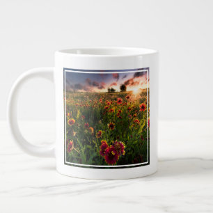 Flowers Indian Blanket Wildflower Texas Large Coffee Mug