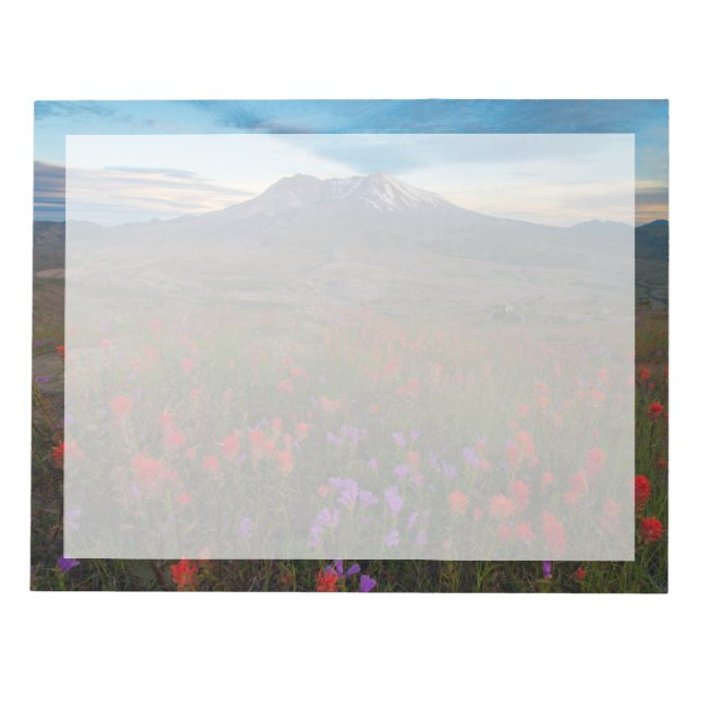 Flowers | Indian Paintbrush & Penstemon Notepad (Front)
