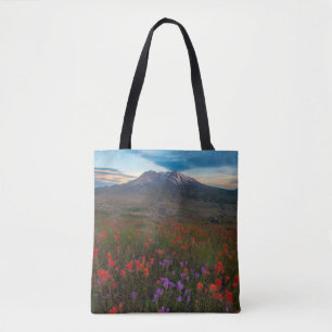 Flowers Indian Paintbrush & Penstemon Tote Bag