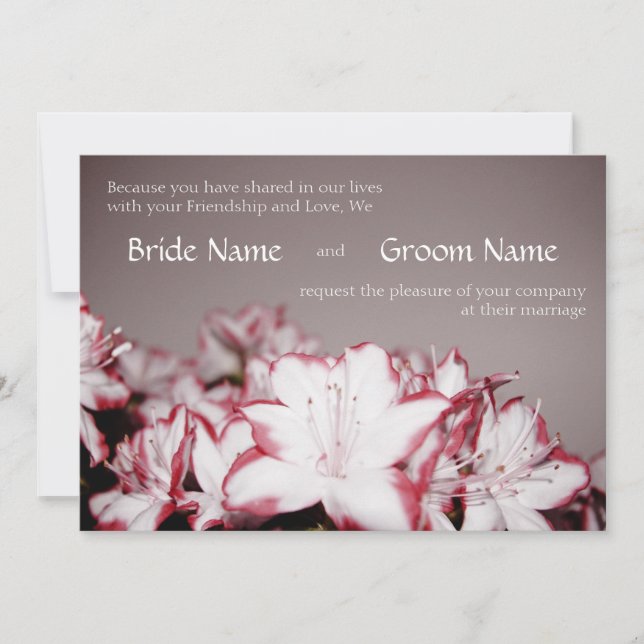 Flowers - Invitation (Front)