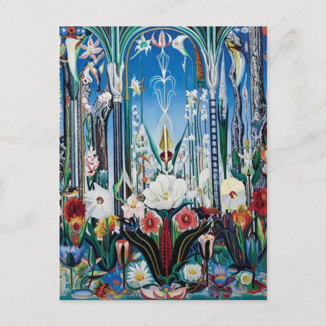 Flowers Italy by Joseph Stella Postcard (Front)