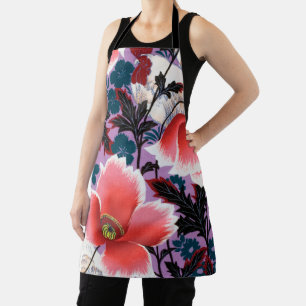 Flowers, Japanese Design Apron