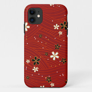 Flowers, Japanese paper, floral background images Case-Mate iPhone Case