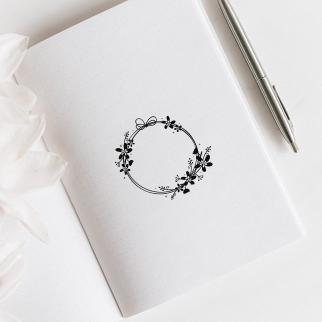 Flowers Journal Rubber Stamp (Creator Uploaded)