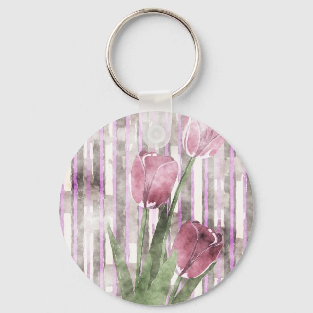 Flowers Key Ring (Front)