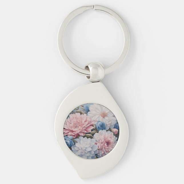 Flowers Key Ring (Front)