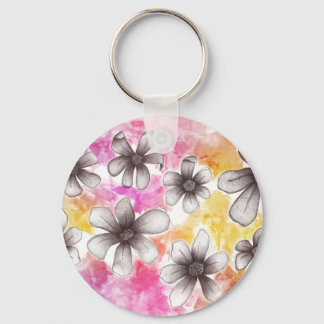 flowers key ring