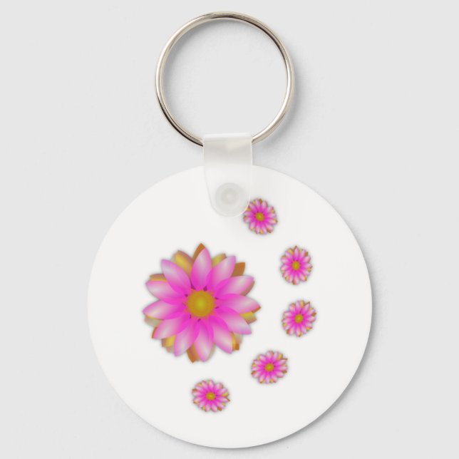 Flowers Key Ring (Front)