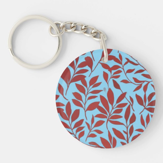 flowers Keychain in acrylic (Front)