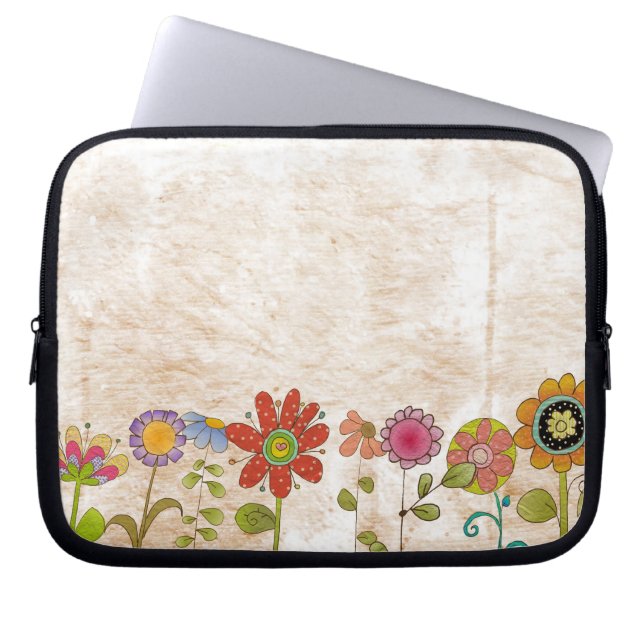 Flowers Laptop Sleeve (Front)