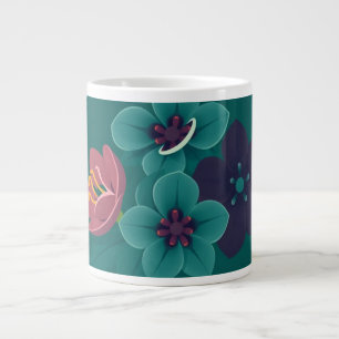Flowers Large Coffee Mug