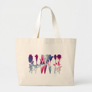 Flowers Large Tote Bag
