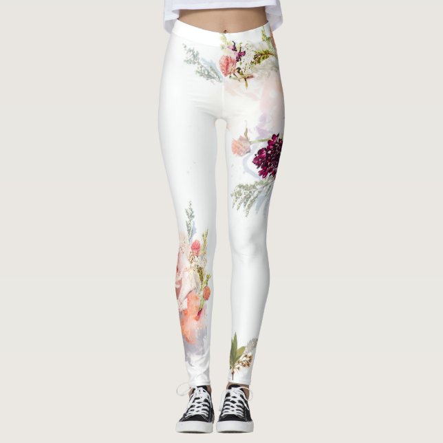 flowers leggings (Front)