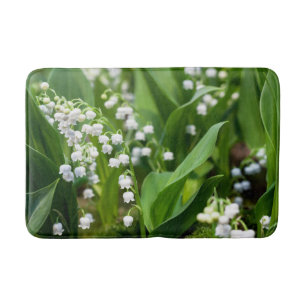 Flowers Lily of the Valley Sweden Bath Mat