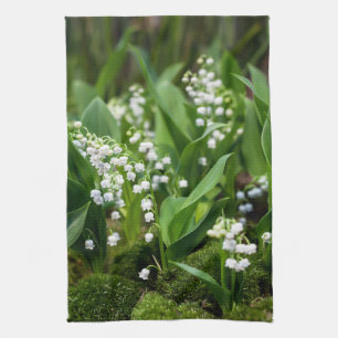 Flowers Lily of the Valley Sweden Tea Towel