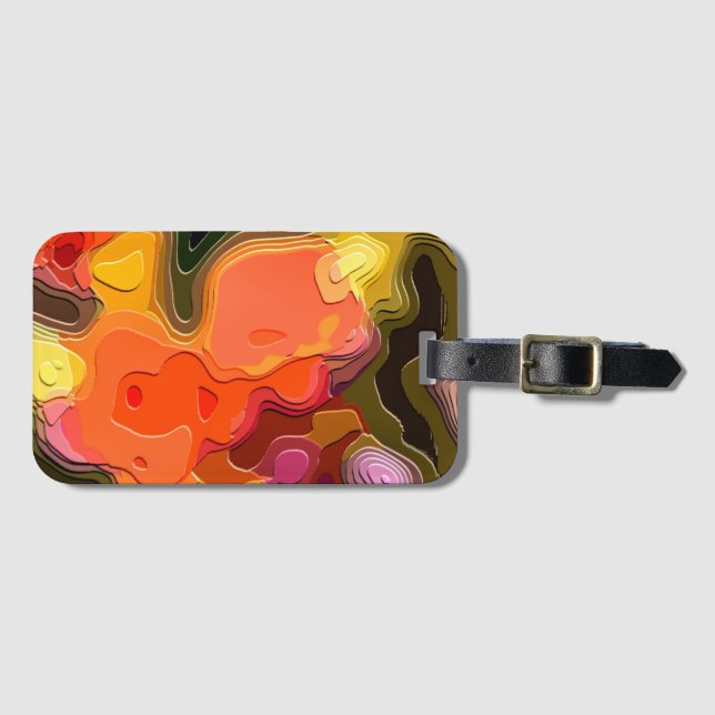 FLOWERS LUGGAGE TAG (Front Horizontal)
