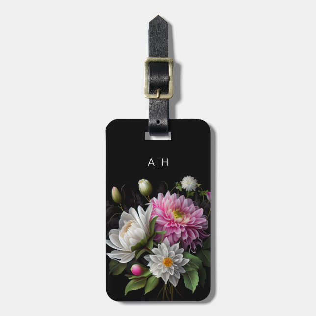 Flowers Luggage Tag (Front Vertical)