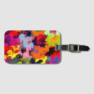 FLOWERS LUGGAGE TAG
