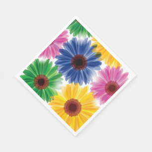 Flowers Luncheon Paper Napkins