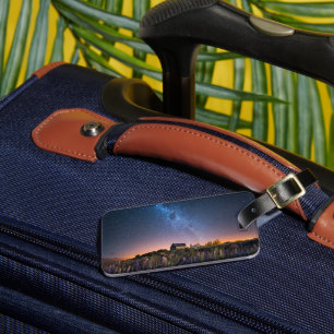 Flowers Lupines Blooming Lake Tekapo New Zealand Luggage Tag