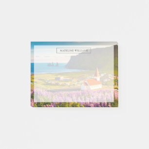 Flowers   Lupines in Bloom Southern Iceland Post-it Notes