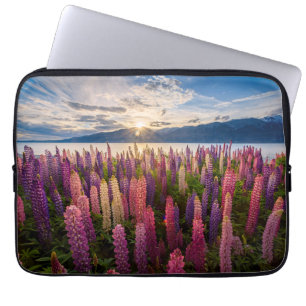 Flowers Lupines New Zealand Laptop Sleeve
