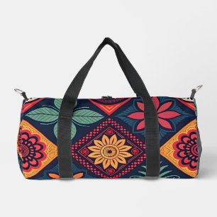 Flowers Magic Pattern Duffle Bag