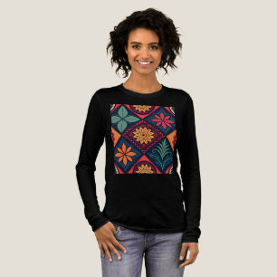 Flowers Magic Pattern Tri-Blend Shirt