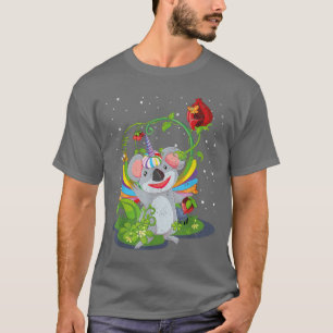 Flowers Magical Animal Koalacorn Fairytale Koala U T-Shirt