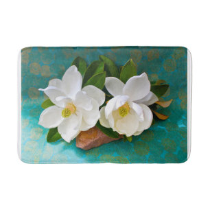 Flowers   Magnolia Flower Bath Mat