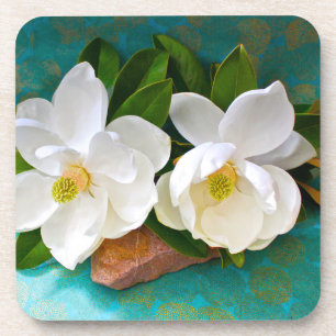 Flowers   Magnolia Flower Coaster