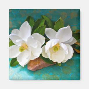 Flowers Magnolia Flower Magnet