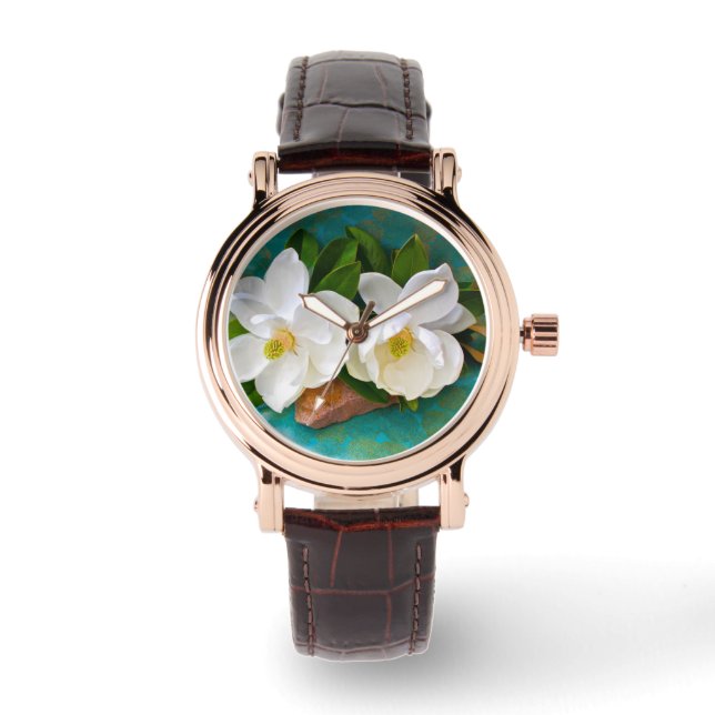 Flowers | Magnolia Flower Watch (Front)