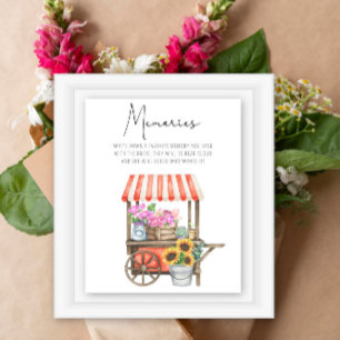 Flowers market - Memories with the bride poster
