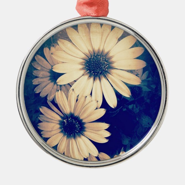 Flowers Metal Tree Decoration (Front)