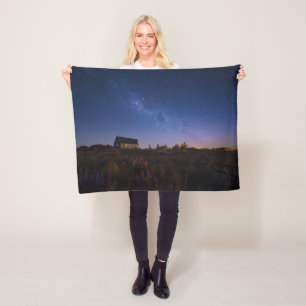 Flowers   Milky Way New Zealand Fleece Blanket