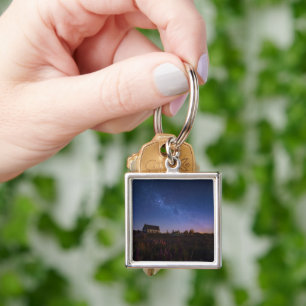 Flowers Milky Way New Zealand Key Ring