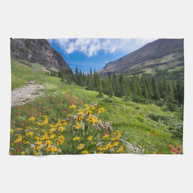 Flowers | Montana Flower Path Tea Towel (Horizontal)
