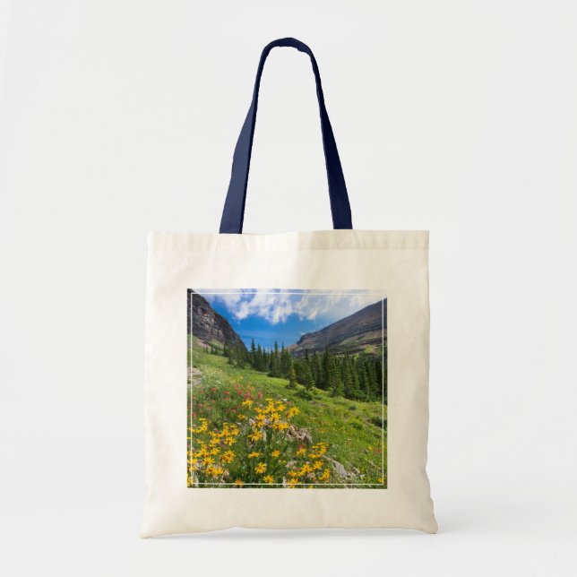 Flowers | Montana Flower Path Tote Bag (Front)