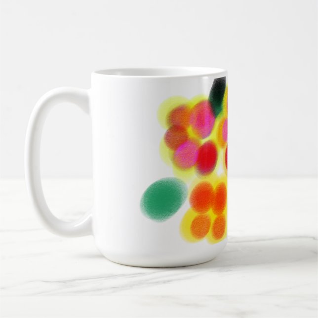 Flowers mother's day coffee mug (Left)