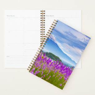 Flowers Mount Fugi Japan Planner