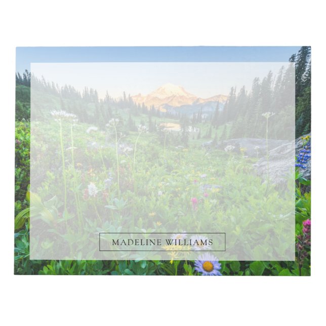 Flowers | Mount Rainier National Park Notepad (Front)