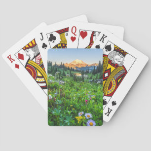 Flowers Mount Rainier National Park Playing Cards