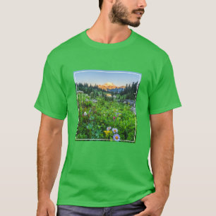 Flowers   Mount Rainier National Park T-Shirt
