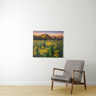 Flowers Mountain Meadow Crested Butte Colorado Tapestry