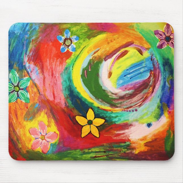 Flowers Mouse Pad (Front)