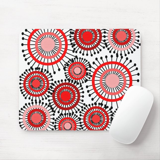 Flowers  mouse pad (With Mouse)