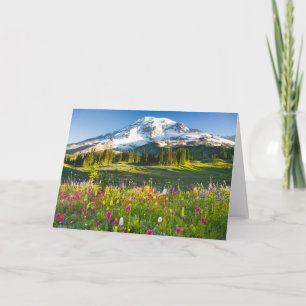Flowers Mt. Rainier Wildflowers Card