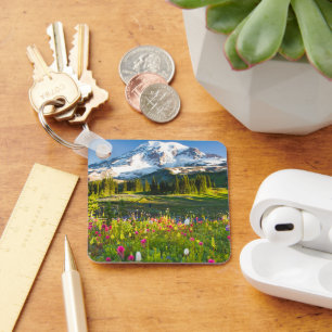 Flowers   Mt. Rainier Wildflowers Key Ring