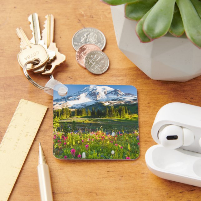 Flowers | Mt. Rainier Wildflowers Key Ring (Desk)